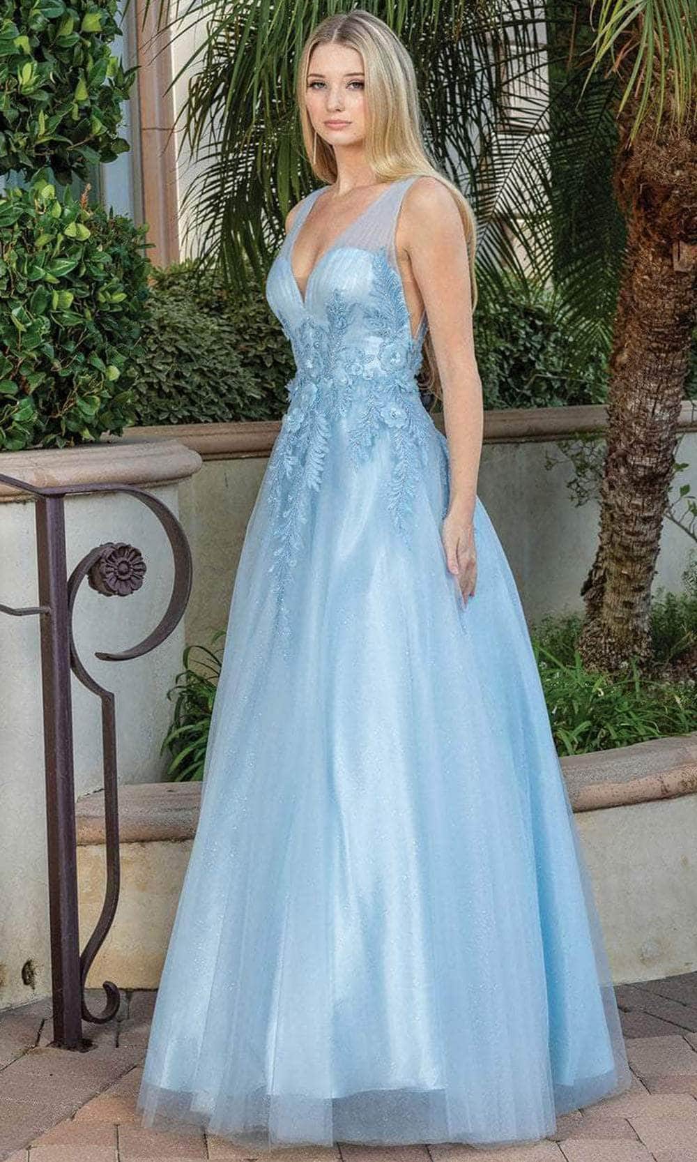 bahama blue prom dress Dancing Queen Danq_4272 - Long A-Line Color:royal-blue None Embellishment birthday tutu set Womens Dancewear Dance Costume