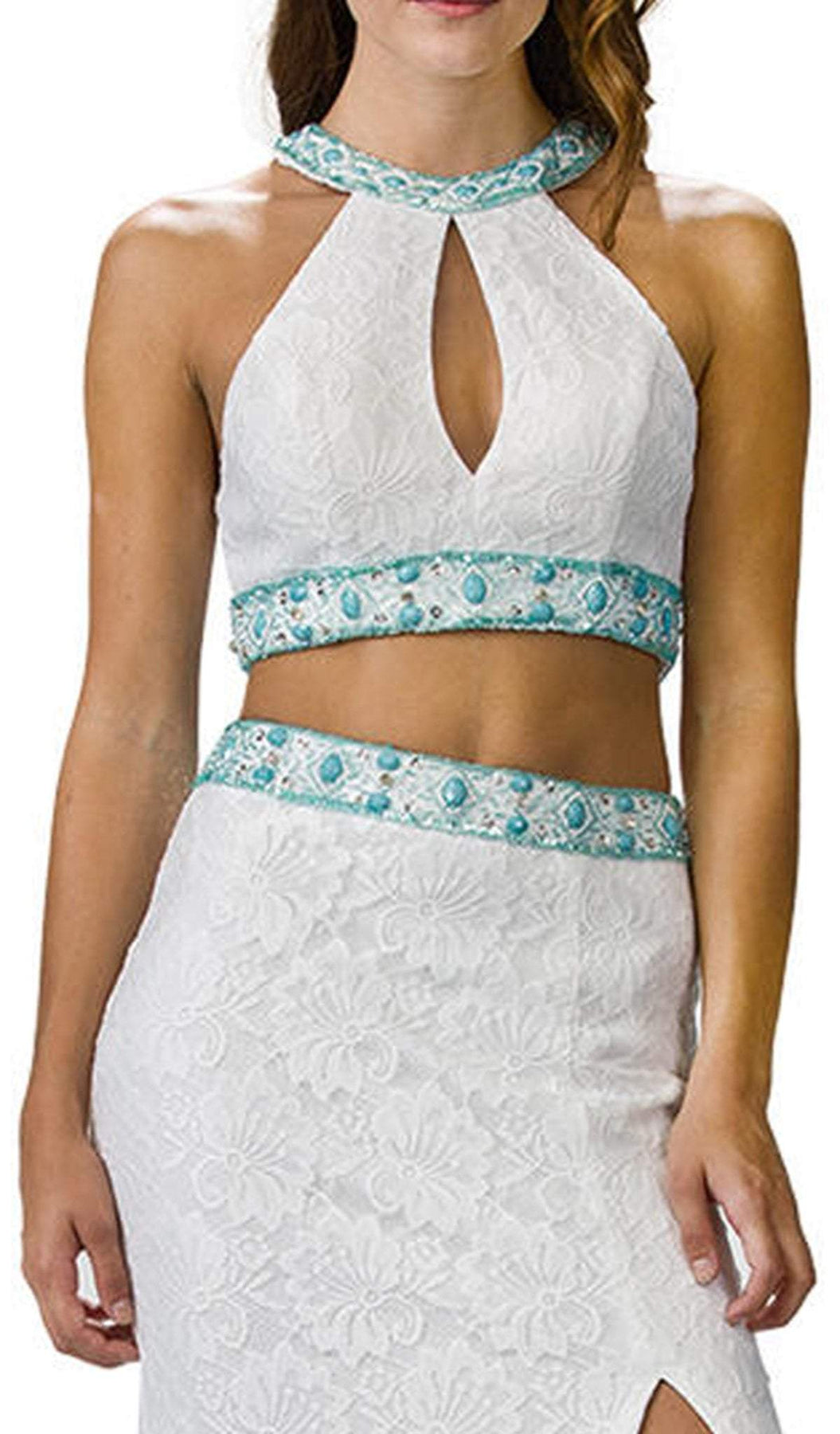 Dancing Queen - 9272 Embroidered Two Piece Formal Dress Special Occasion Dress