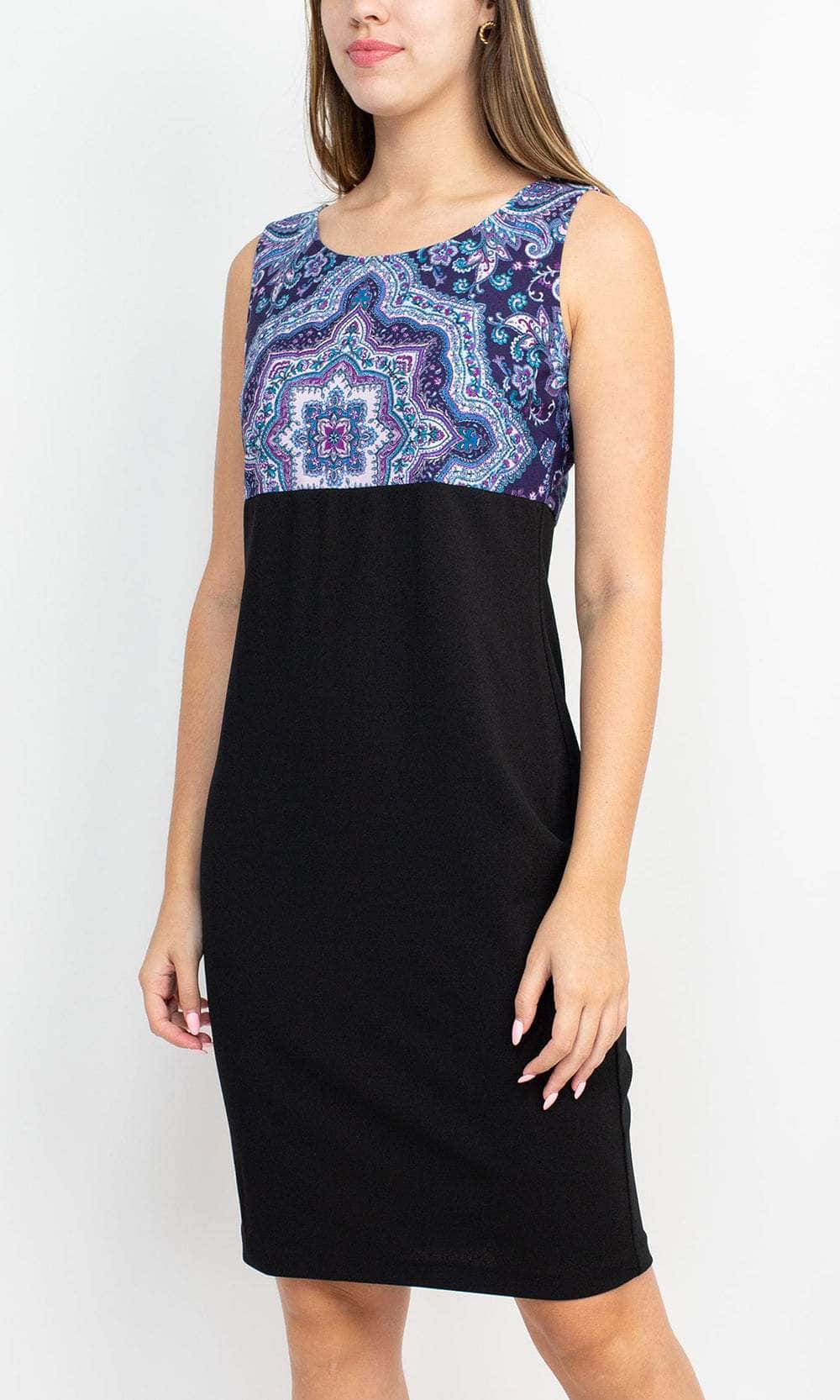 Danny & Nicole 27138M - Sleeveless Print Dress Cocktail Dresses