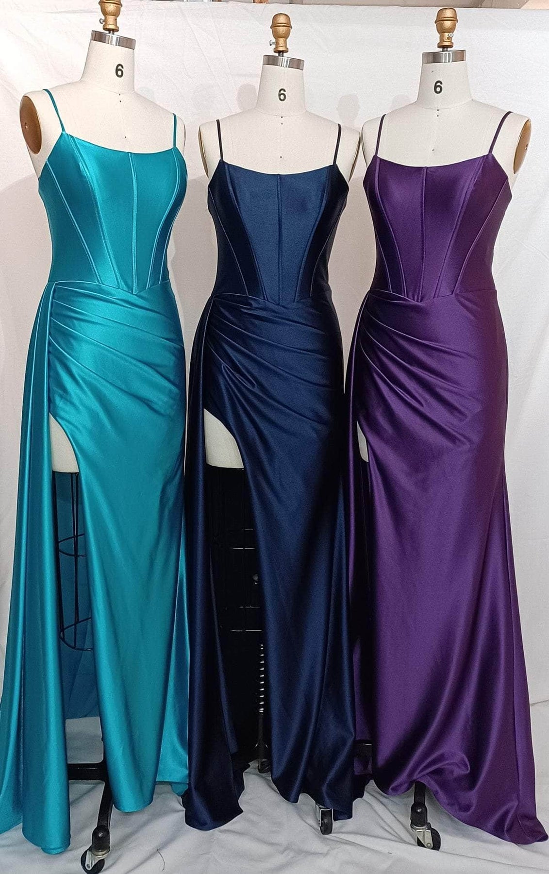 Dave & Johnny 11044 - Sleeveless Side Sash Prom Gown Prom Dresses