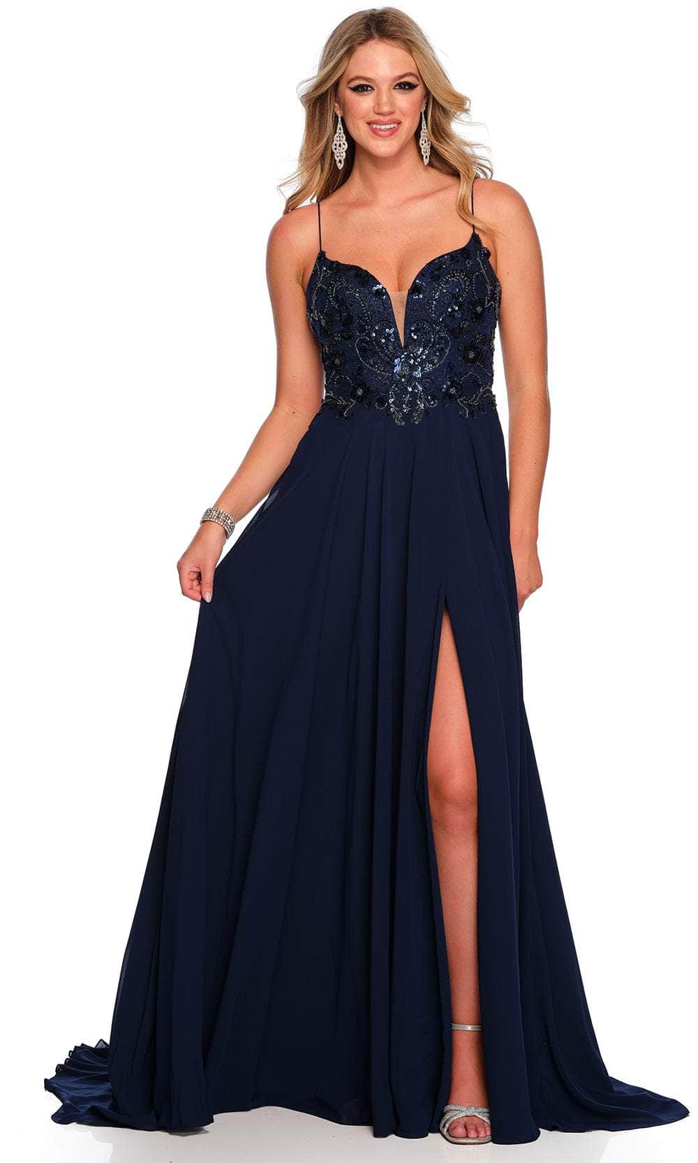 Dave and Johnny 11241 Prom Dress - Navy Blue | NewYorkDress Dave and Johnny 11241 Prom Dress - Navy Blue | NewYorkDress