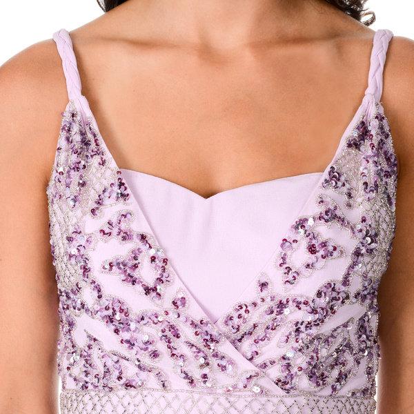 Decode 1.8 - Braided Strap Bedazzled Chiffon Gown 182303 Special Occasion Dress