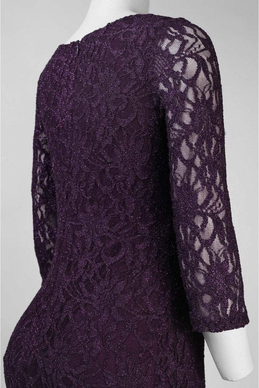 Decode 1.8 - Scalloped Lace Dress 183130 in Purple