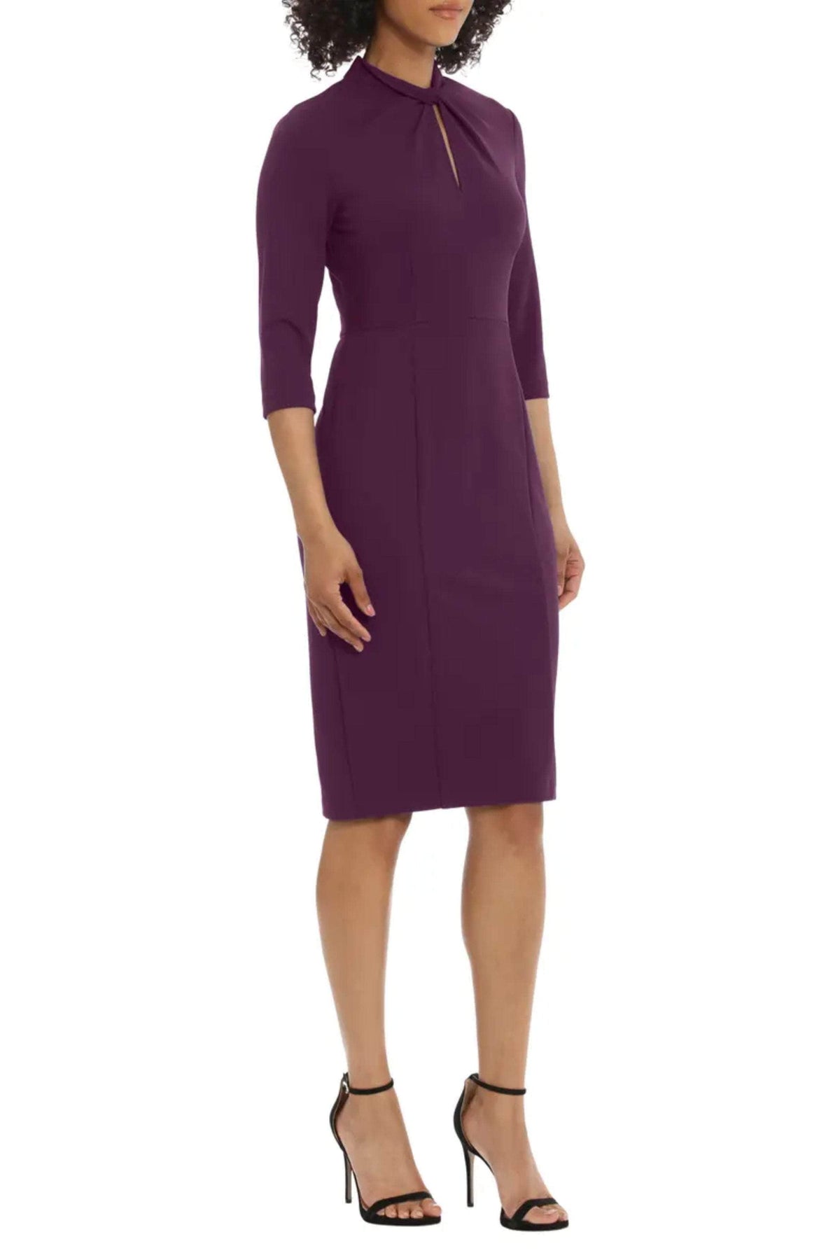 Donna Morgan D6290M - Twisted Neck Sheath Dress Special Occasion Dresses