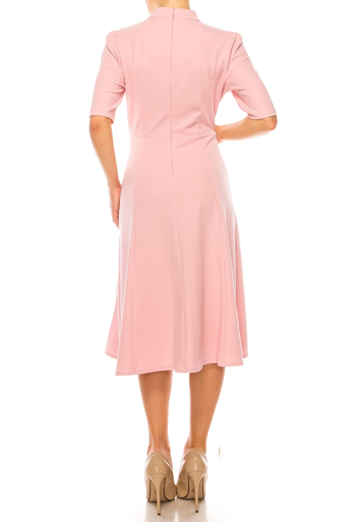 Donna Morgan D6953M - High Neck A-Line Dress Special Occasion Dresses