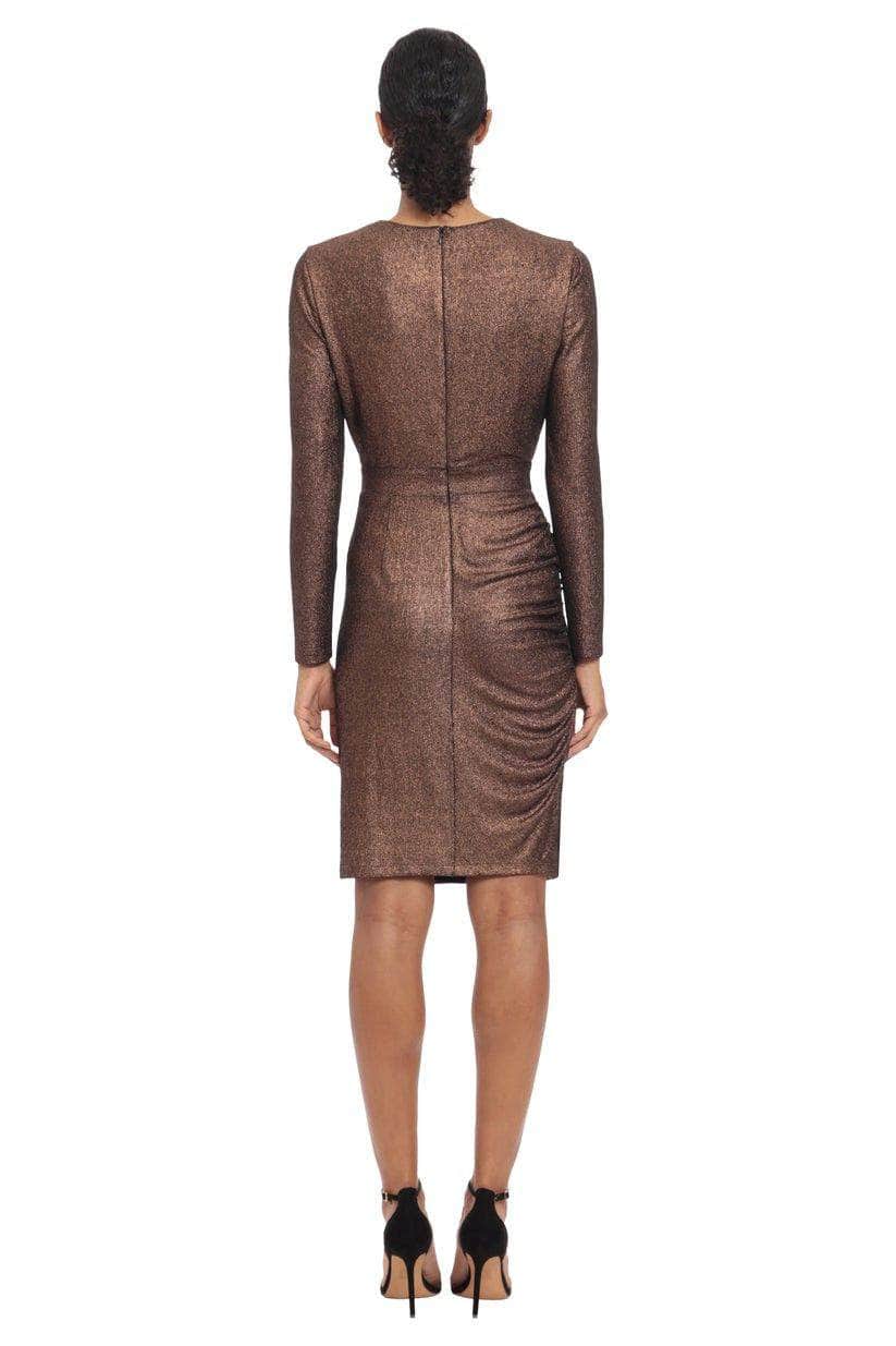 Donna Morgan D8177M - Surplice V-Neck Ruched Cocktail Dress Special Occasion Dresses