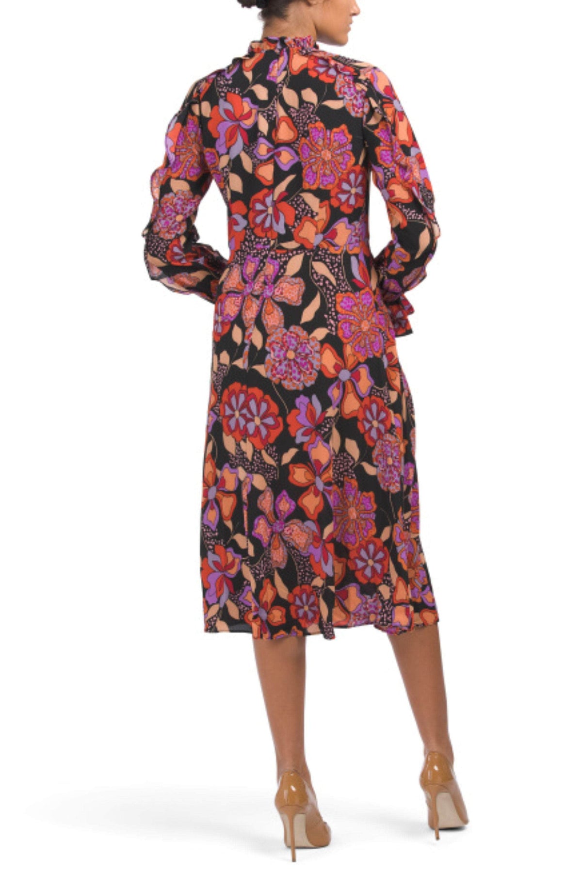 Donna Morgan D9147M - High Neck Long Sleeve Formal Dress Special Occasion Dresses