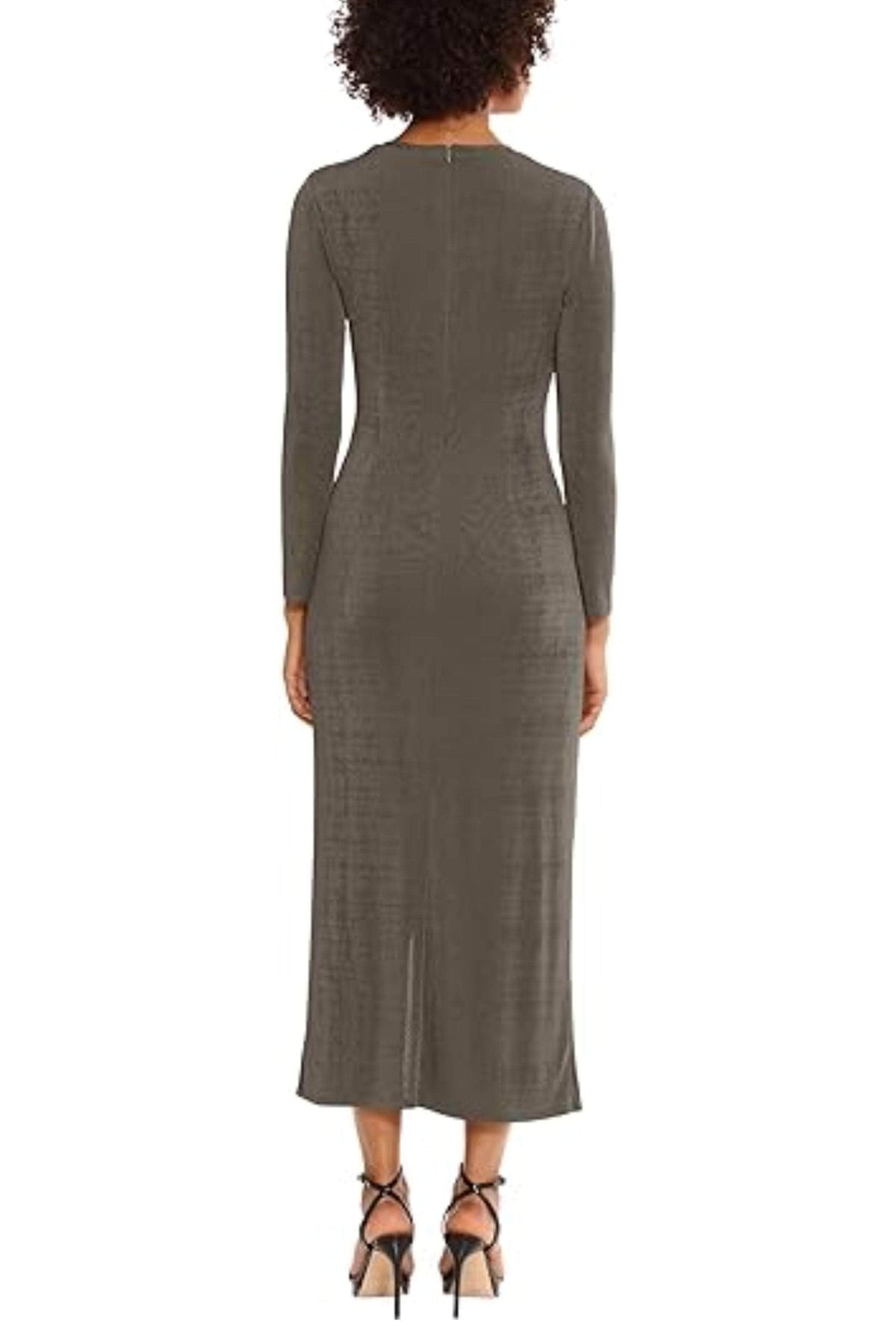 Donna Morgan D9154M - Fitted Bodice Long Sleeve Long Dress Special Occasion Dresses