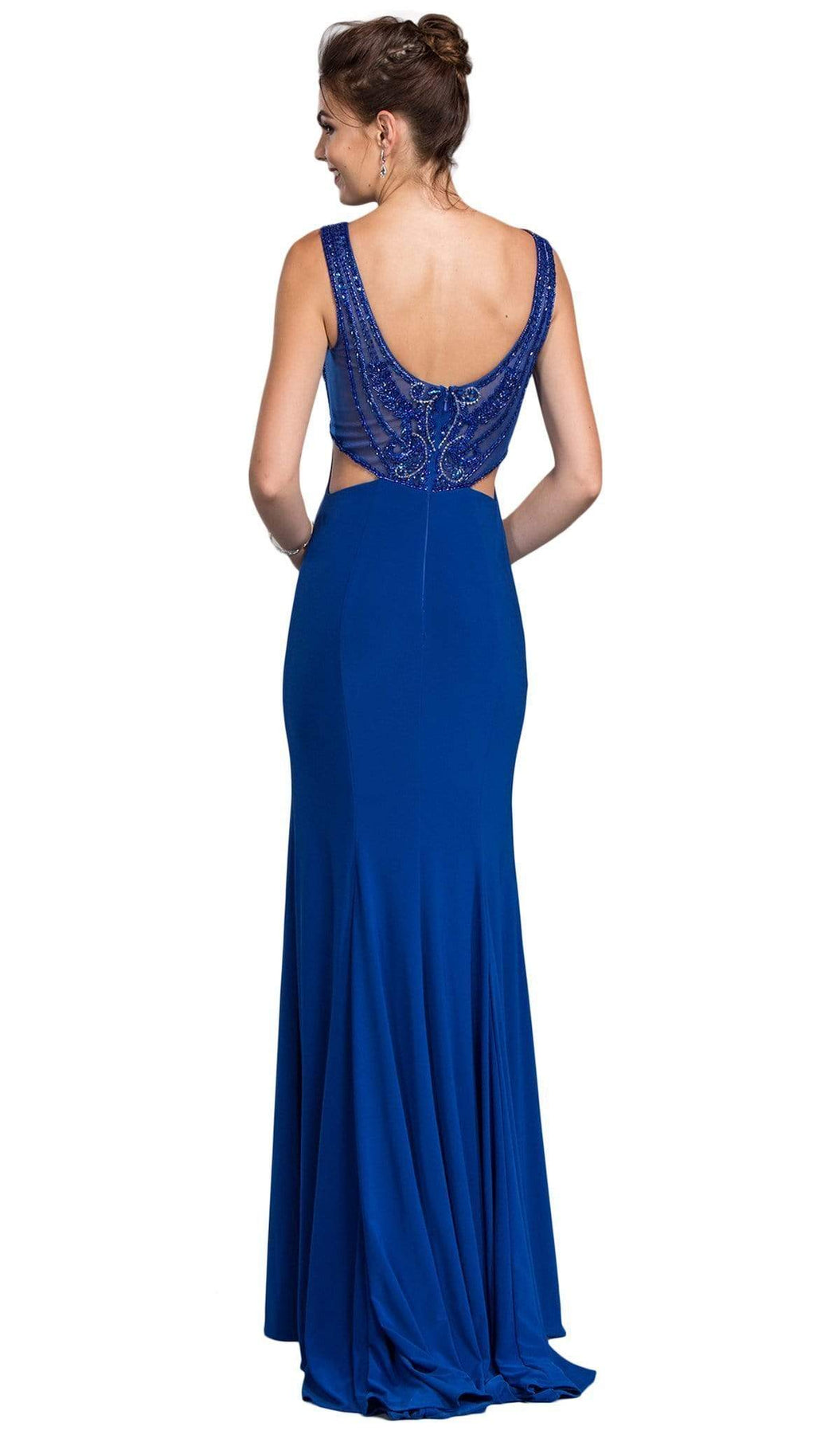 Elegant V-neck Sheath Prom Dress Prom Dresses