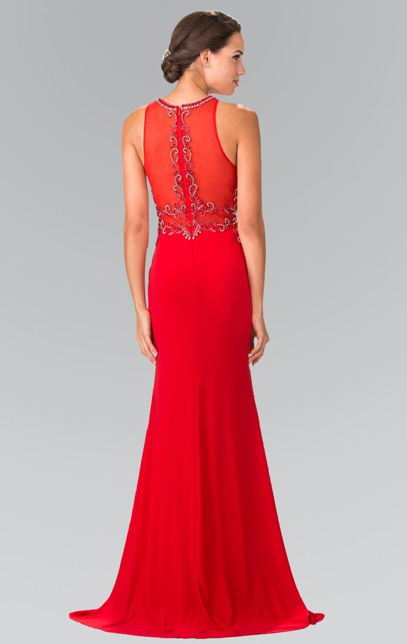 Elizabeth K - GL2298 Sleeveless Sequined Long Dress Special Occasion Dress