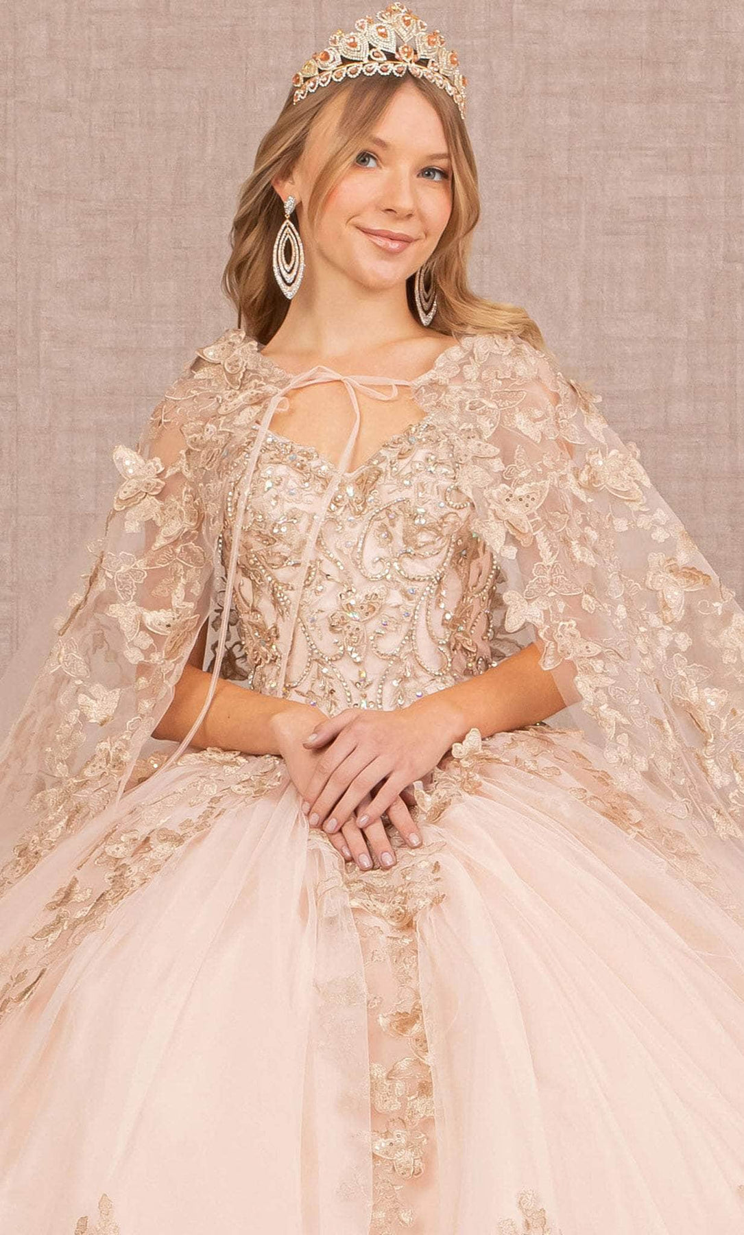 Elizabeth K GL3104 - Jewel Mesh Quinceanera Ballgown Special Occasion Dress