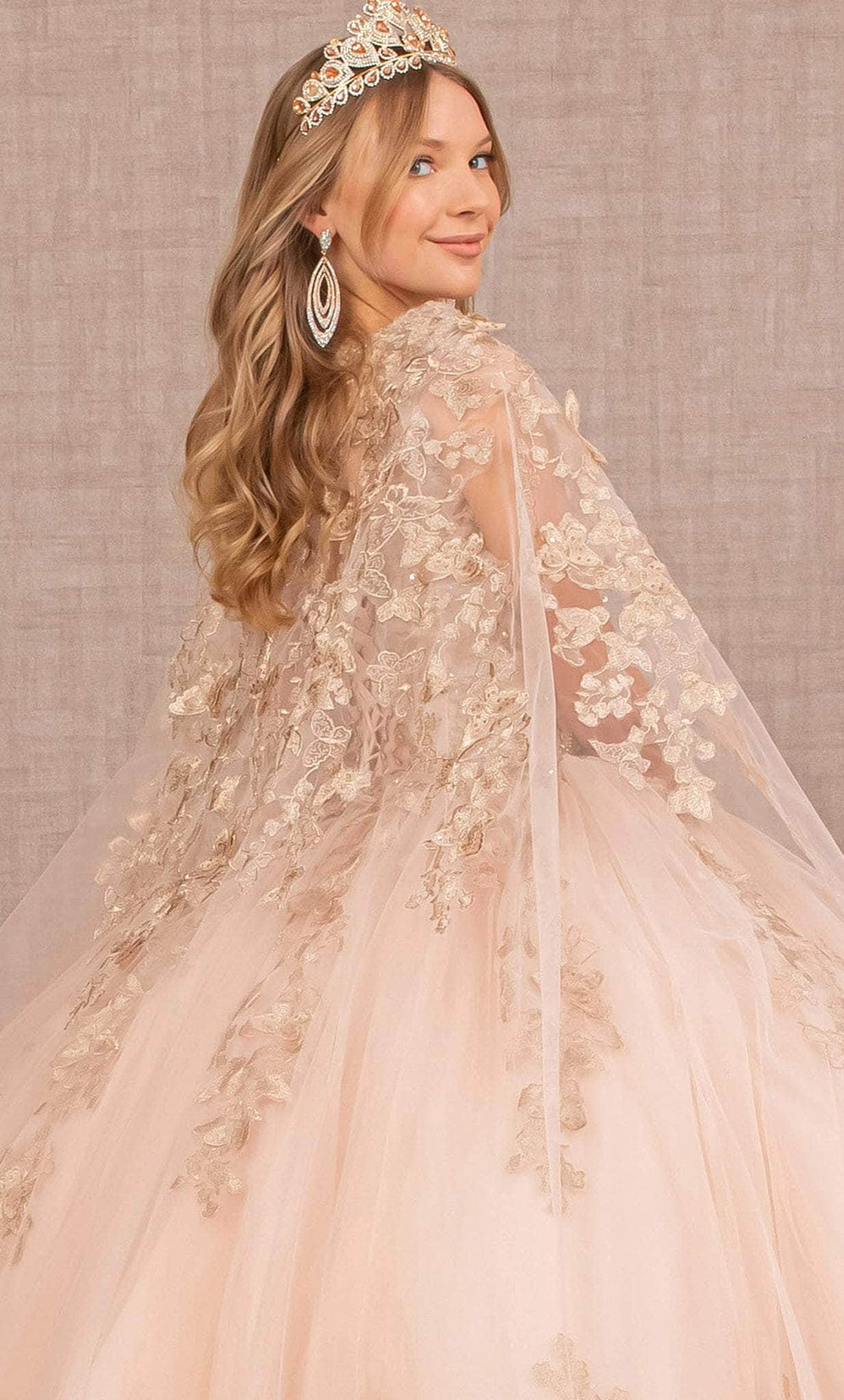 Elizabeth K GL3104 - Jewel Mesh Quinceanera Ballgown Special Occasion Dress