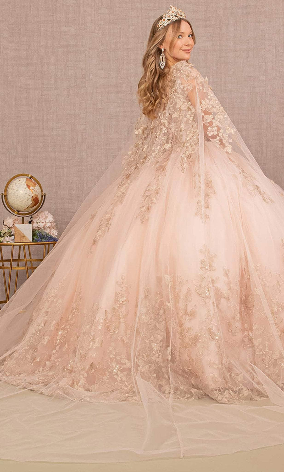 Elizabeth K GL3104 - Jewel Mesh Quinceanera Ballgown Special Occasion Dress