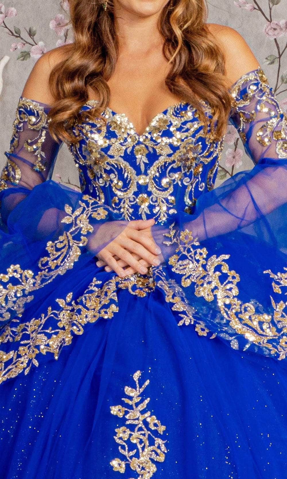 Elizabeth K GL3184 - Glitters Basque Ballgown Ball Gowns