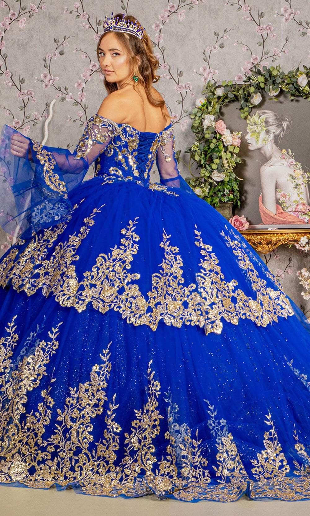 Elizabeth K GL3184 - Glitters Basque Ballgown Ball Gowns