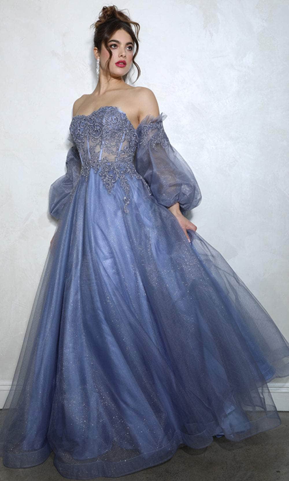 Eureka Fashion 9505G - Sweetheart Illusion Corset Prom Gown Prom  Dresses