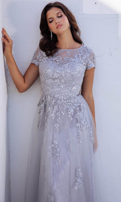 Eureka Fashion EK104 - Short Sleeve Lace Formal Gown Mother of the Bride  Dresses