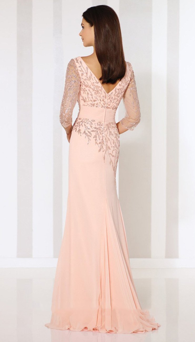 Cameron Blake - 116651 Glitter Foliage Long Dress