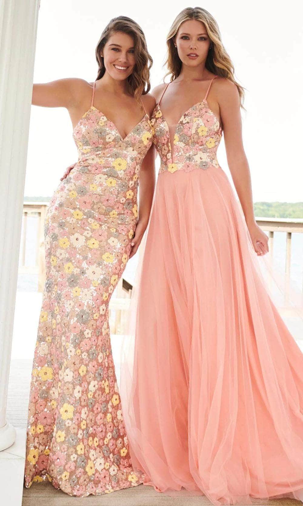 Faviana 11000 - Floral Gown