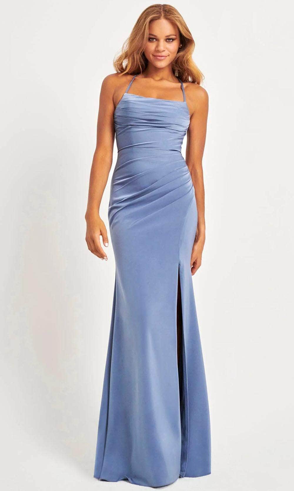 Faviana 11064 - Sheath Gown 00 / Slate