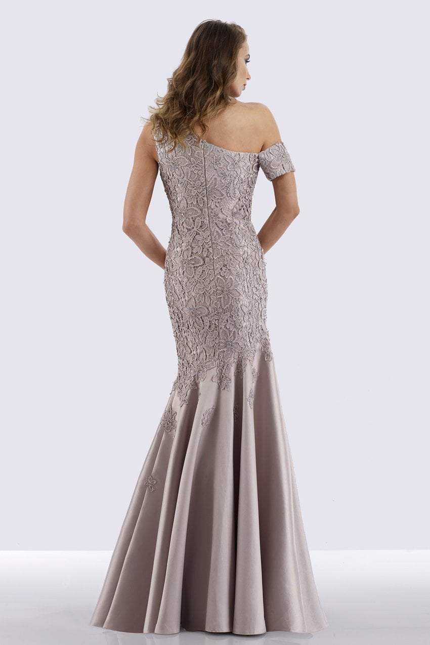 Feriani Couture - 18680 Embroidered Asymmetrical Fitted Mermaid Gown Special Occasion Dress