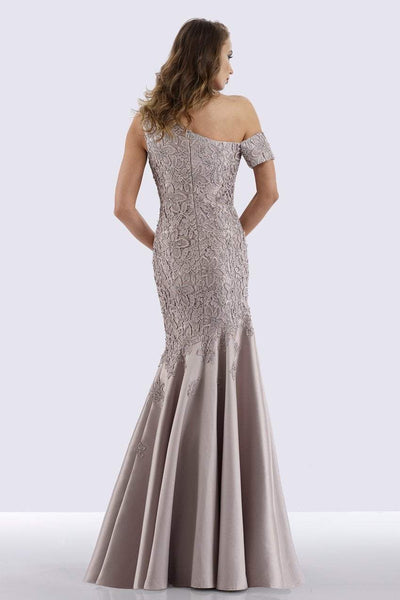 Feriani Couture - 18680 Embroidered Asymmetrical Fitted Mermaid Gown Special Occasion Dress
