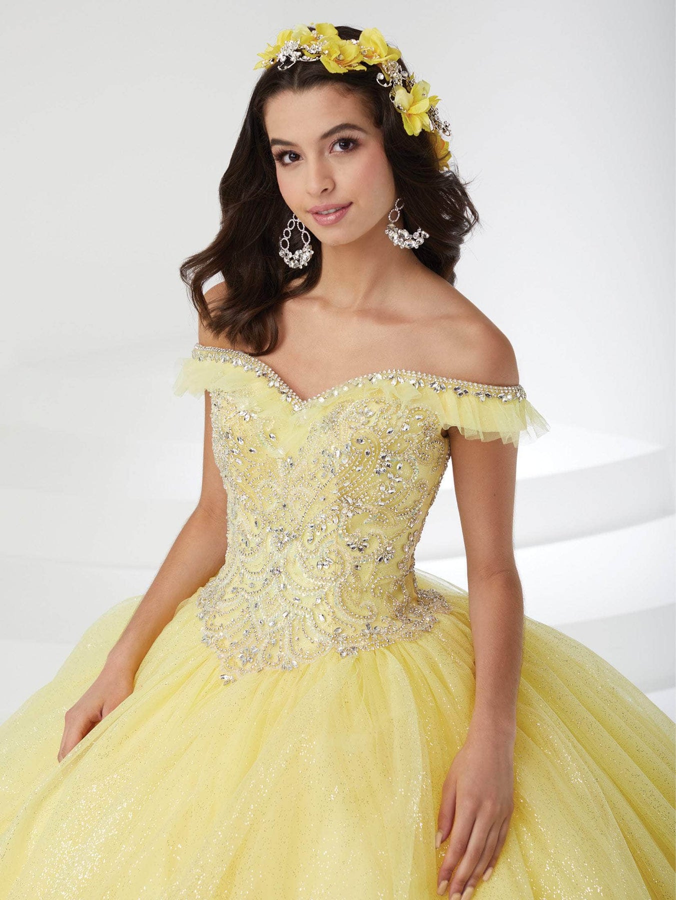 Fiesta Gowns 56460 - Tulle Sweet Glittered Ballgown Special Occasion Dress