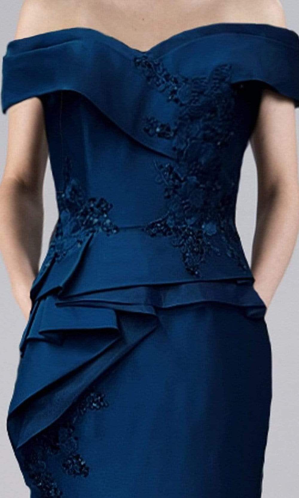 Gia Franco - 12113 Sweetheart Peplum Sheath Gown Mother of the Bride Dresses