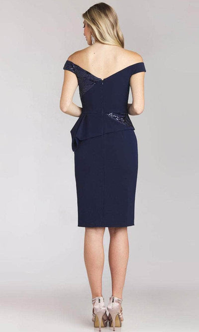 Gia Franco 12217 - Off Shoulder Peplum Formal Dress Holiday Dresses