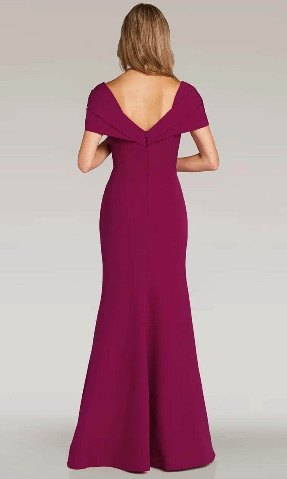 Gia Franco 12304 - Draped V-Neck Evening Dress Evening Dresses