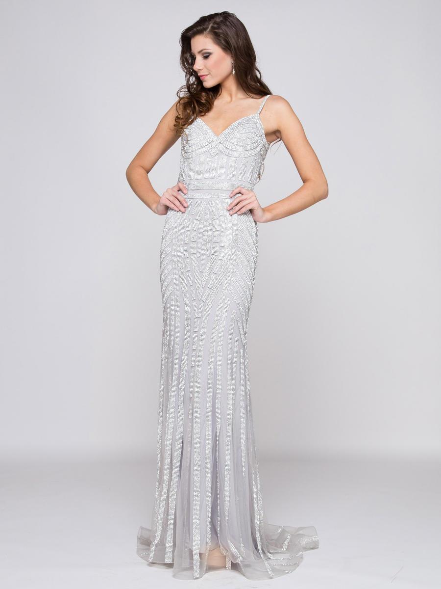Glow by Colors - G664 Embellished Sweetheart Sheath Dress Special Occasion Dress