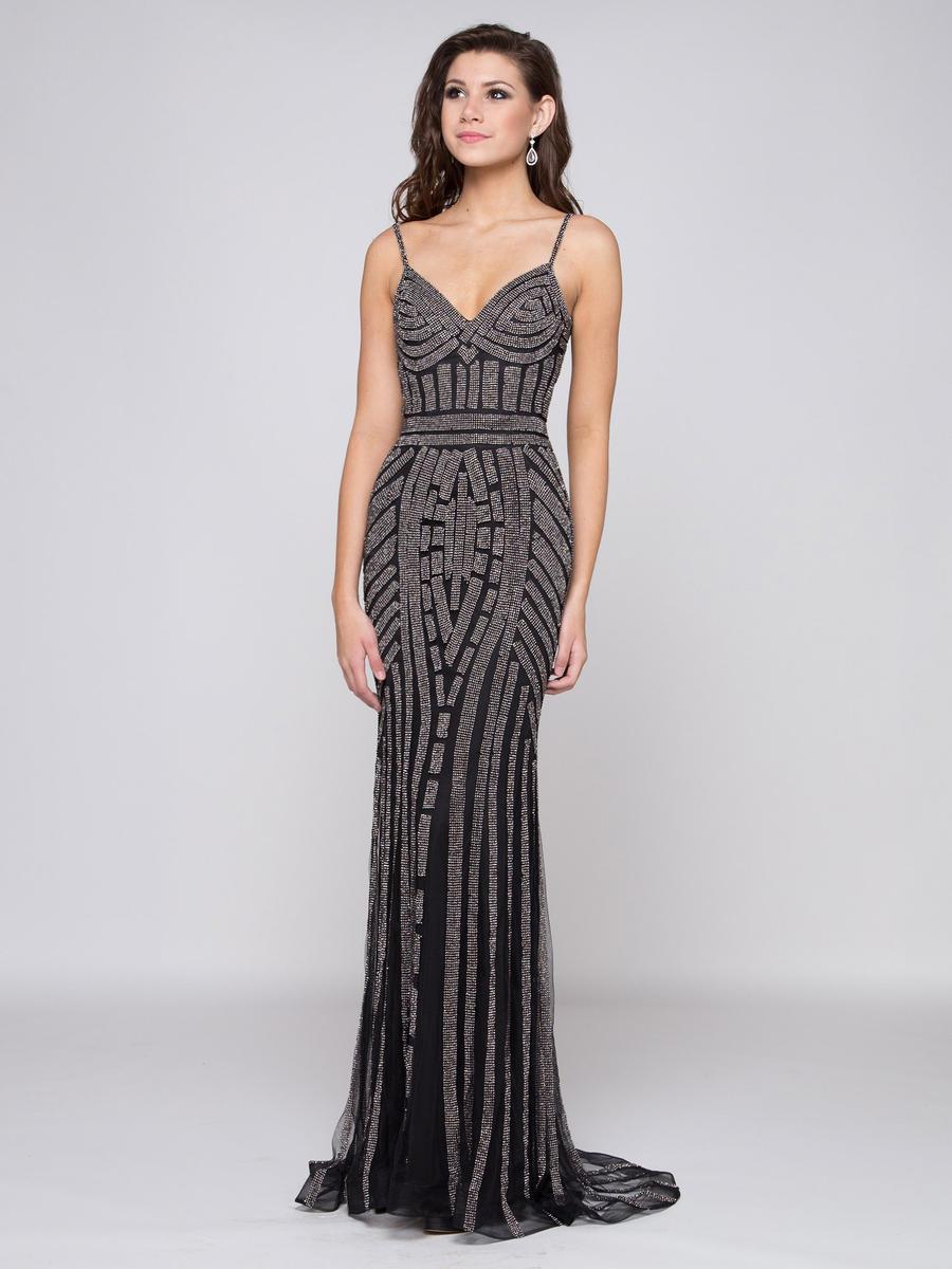 Glow by Colors - G664 Embellished Sweetheart Sheath Dress Special Occasion Dress