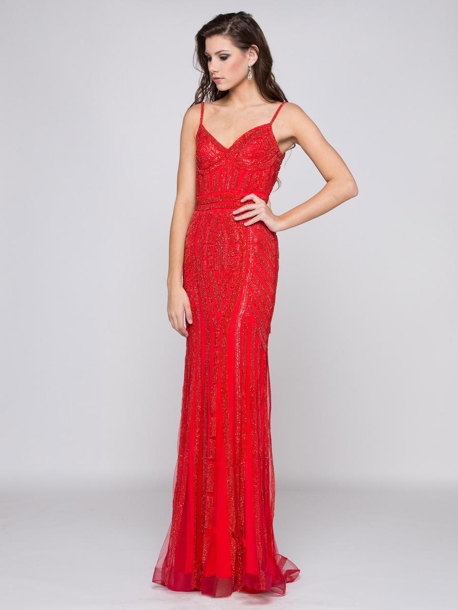 Glow by Colors - G664 Embellished Sweetheart Sheath Dress Special Occasion Dress