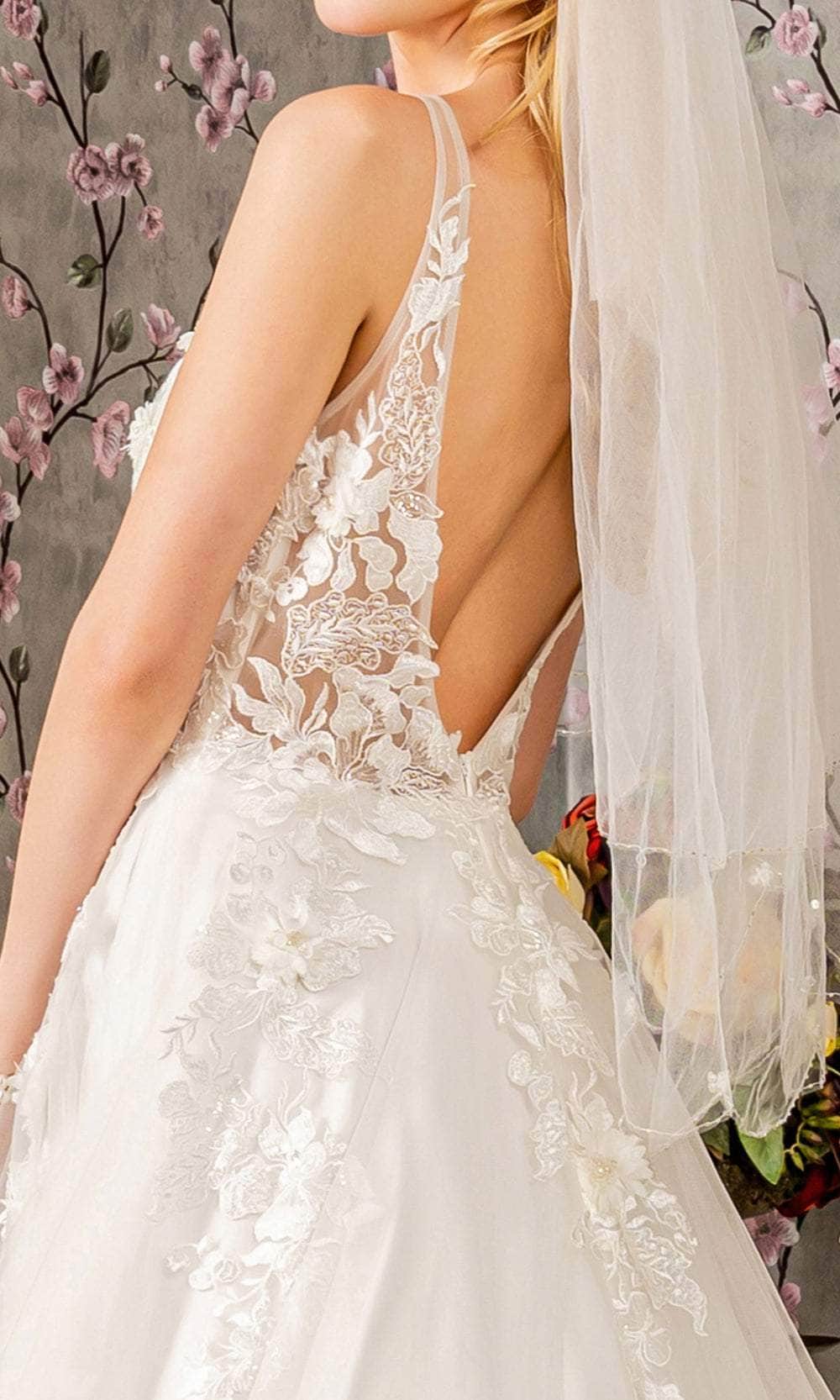 GLS by Gloria Bridal GL3269 - A-Line Embroidered Wedding Gown Wedding Dresses