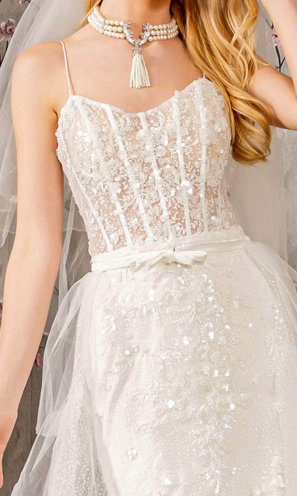 GLS by Gloria Bridal GL3425 - Ribbon Embroidery Wedding Dress Wedding Dresses