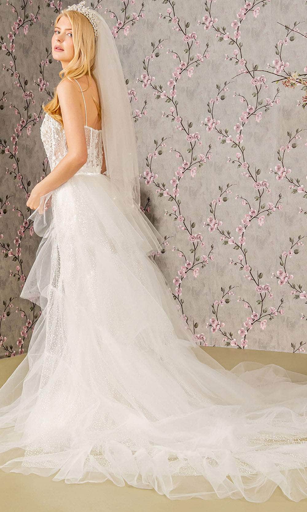 GLS by Gloria Bridal GL3425 - Ribbon Embroidery Wedding Dress Wedding Dresses