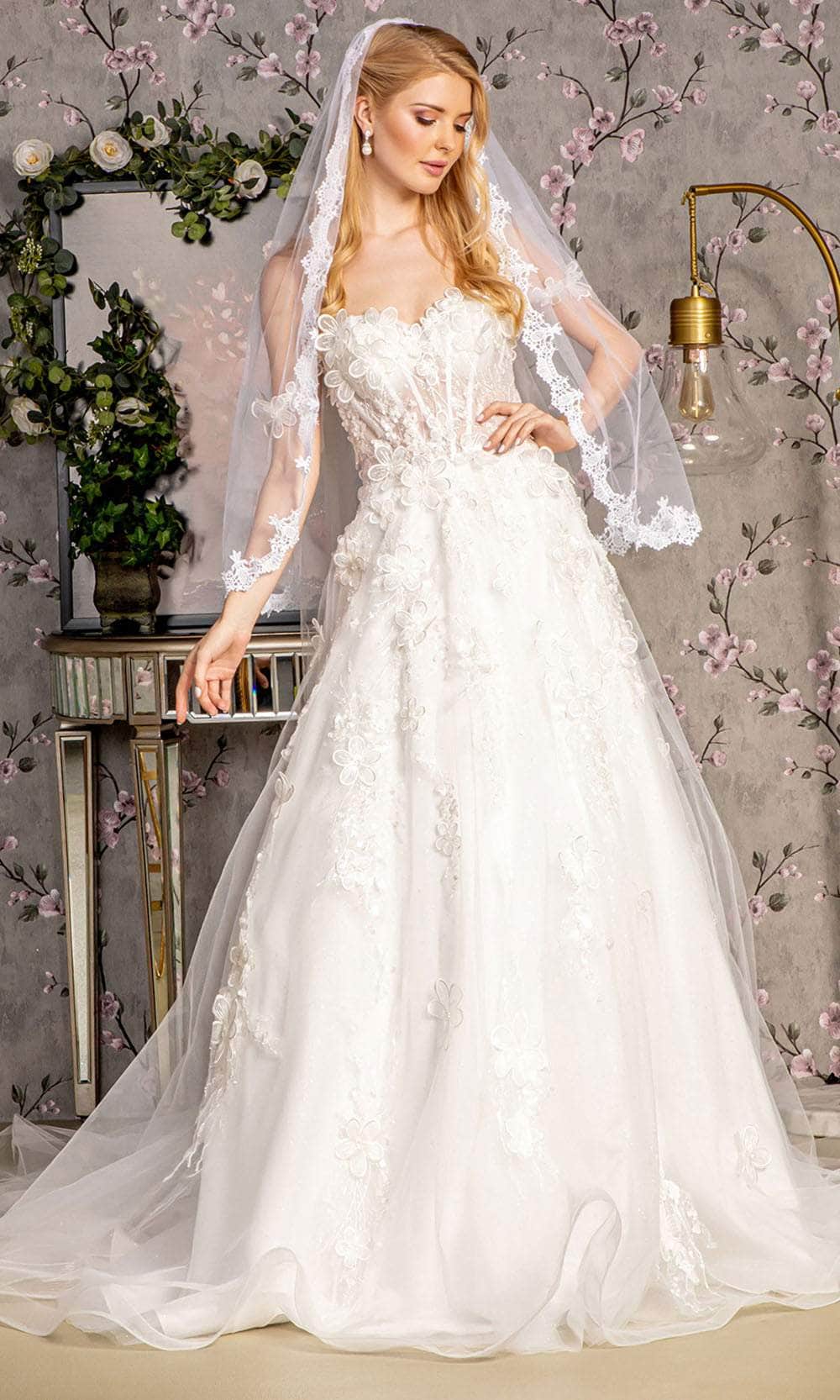 GLS by Gloria GL3448 Prom Dress - Ivory | NewYorkDress GLS by Gloria GL3448 Prom Dress - Ivory | NewYorkDress