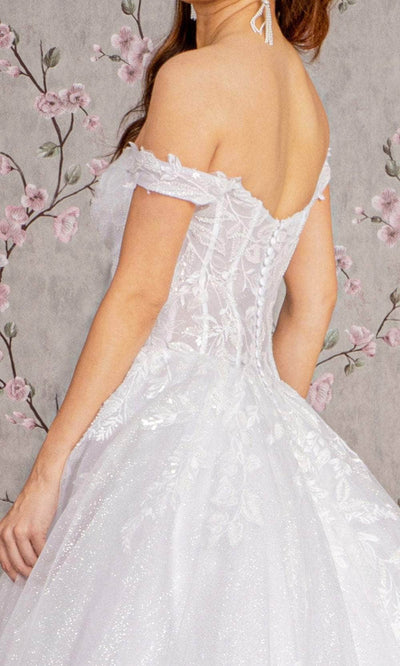 GLS by Gloria Bridal GL3489 - Off-Shoulder A-Line Wedding Gown Wedding Dresses