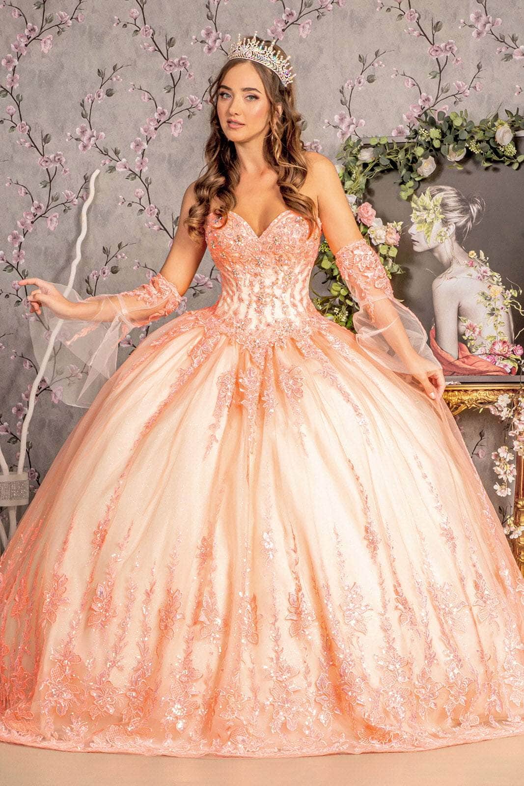 GLS by Gloria GL3235 - Embellished Sweetheart Ballgown Ball Gowns
