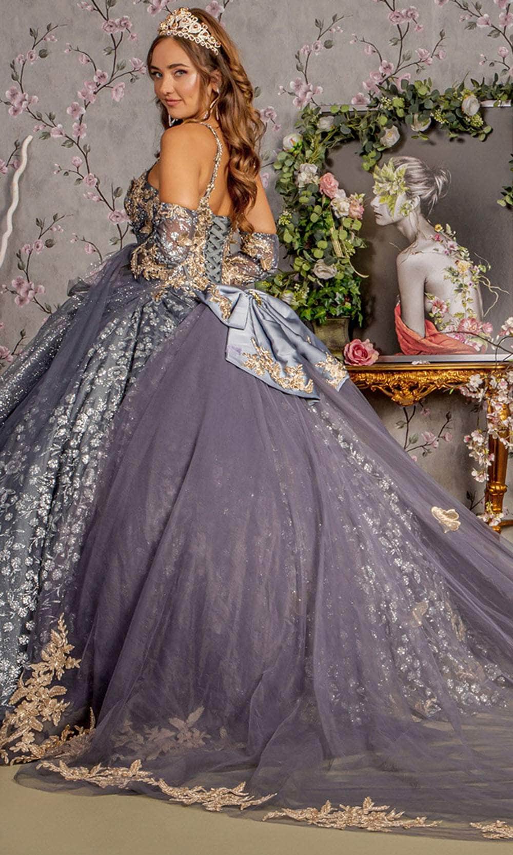 GLS by Gloria GL3318 - Sweetheart Neck Embroidered Ballgown Ball Gowns