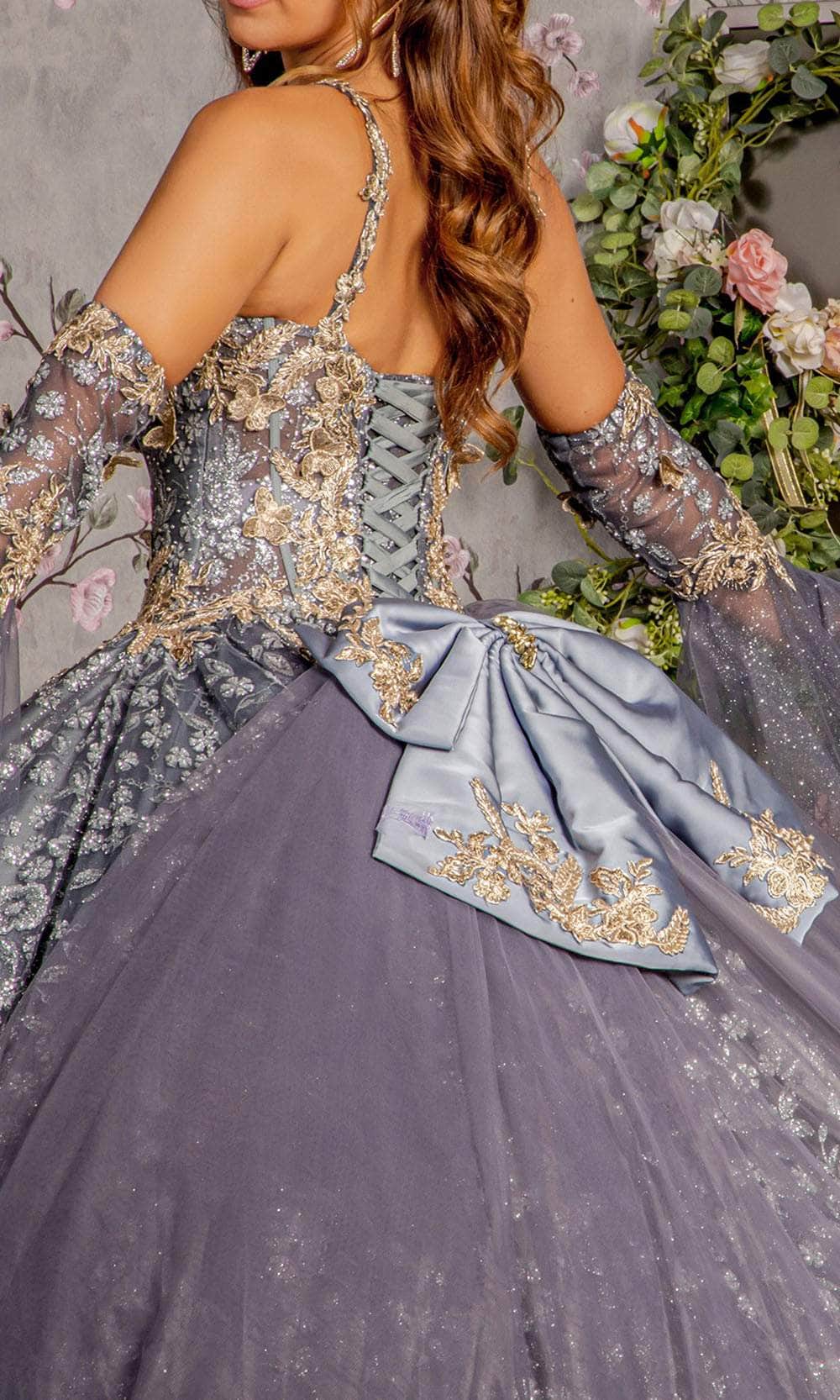 GLS by Gloria GL3318 - Sweetheart Neck Embroidered Ballgown Ball Gowns