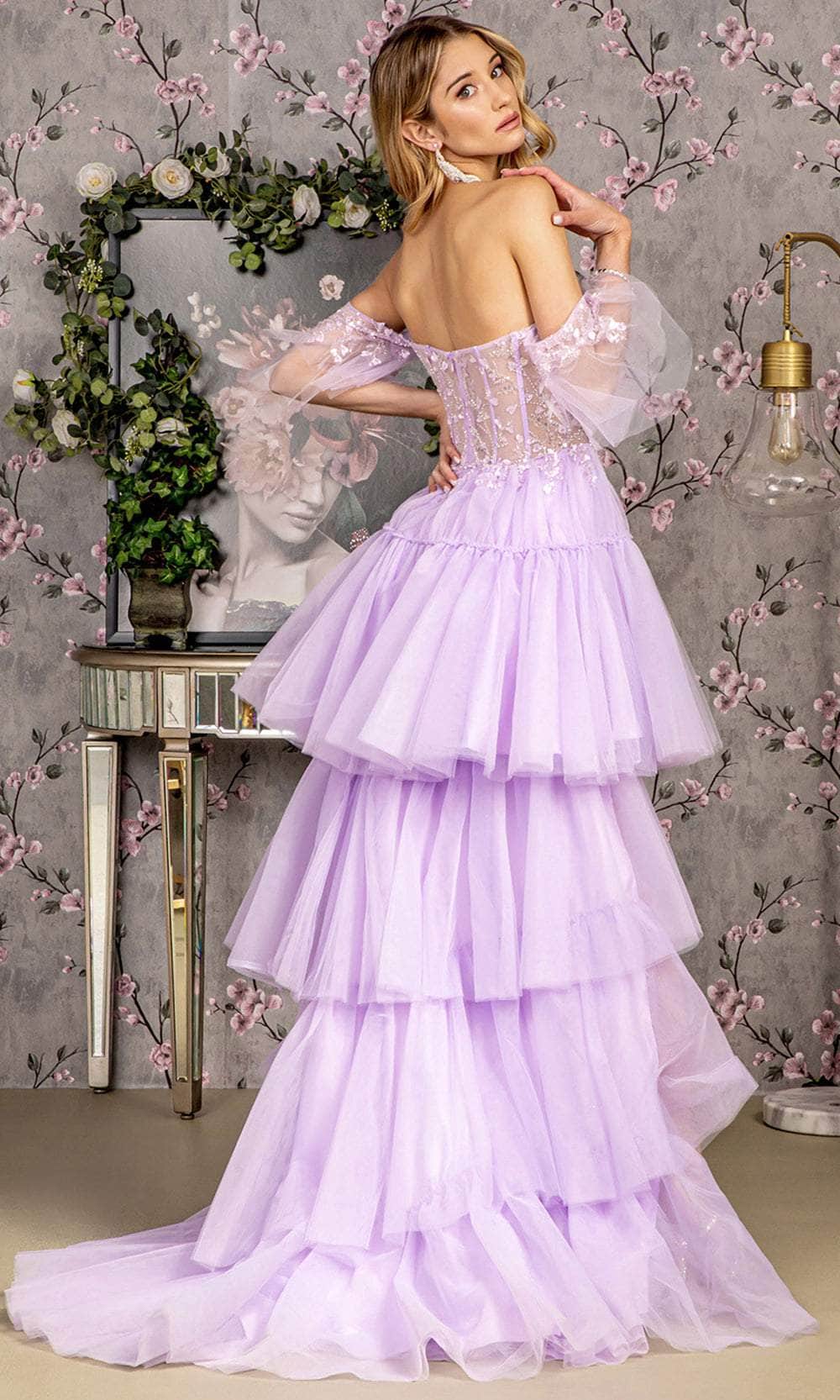 GLS by Gloria GL3396 - Detachable A-Line Evening Dress Evening Dresses