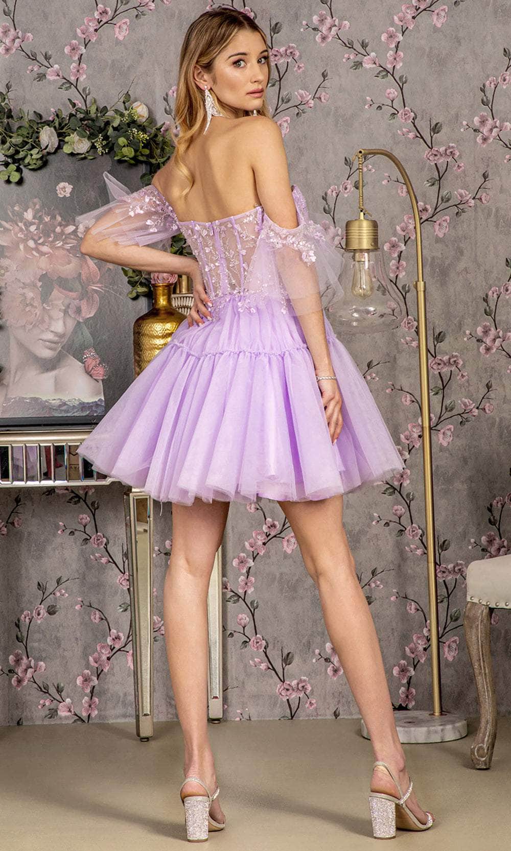 GLS by Gloria GL3396 - Detachable A-Line Evening Dress Evening Dresses