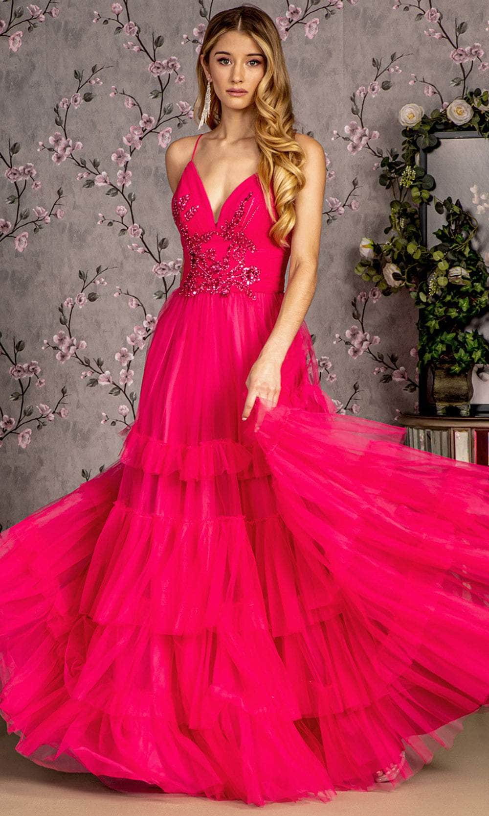 GLS by Gloria GL3452 Prom Dress - Fuchsia | NewYorkDress GLS by Gloria GL3452 Prom Dress - Fuchsia | NewYorkDress