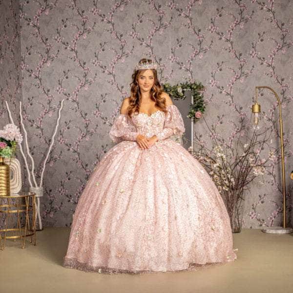 GLS by Gloria GL3466 - Strapless Embellished Gown Ball Gowns