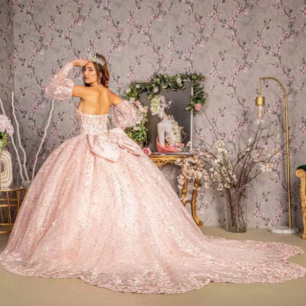 GLS by Gloria GL3466 - Strapless Embellished Gown Ball Gowns