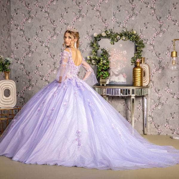 GLS by Gloria GL3484 - Mesh Sweetheart Ballgown Ball Gowns
