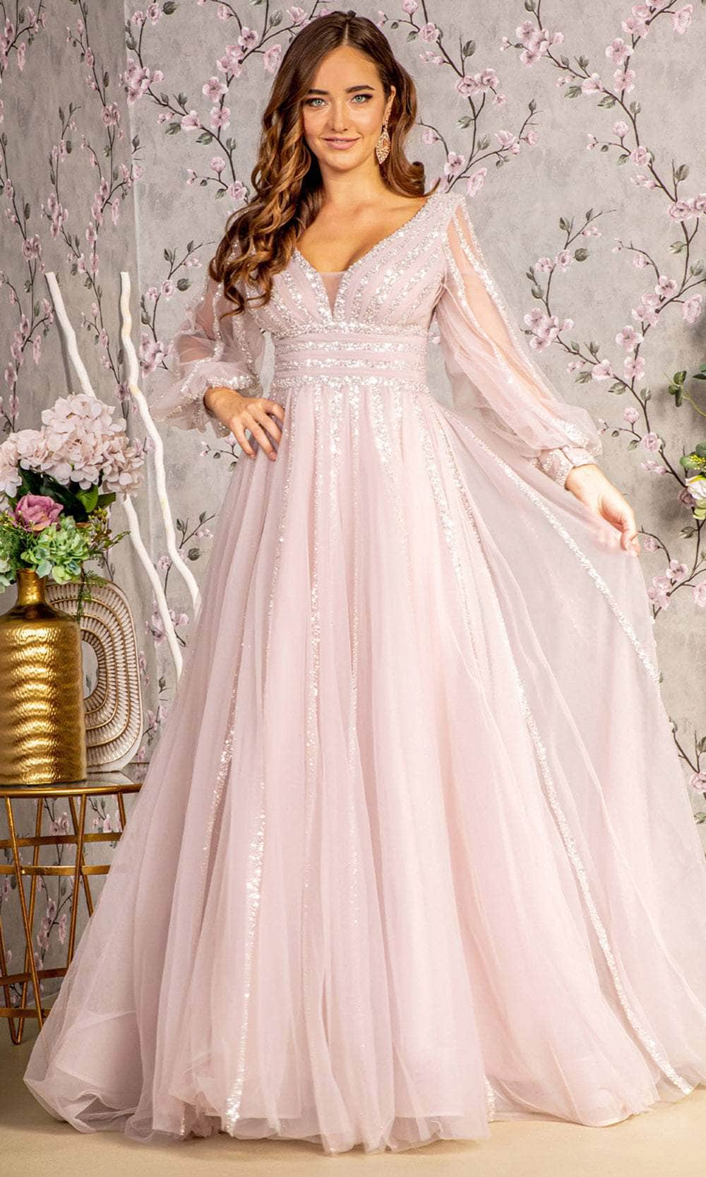 GLS by Gloria GL3495 Prom Dress - Mauve | NewYorkDress GLS by Gloria GL3495 Prom Dress - Mauve | NewYorkDress