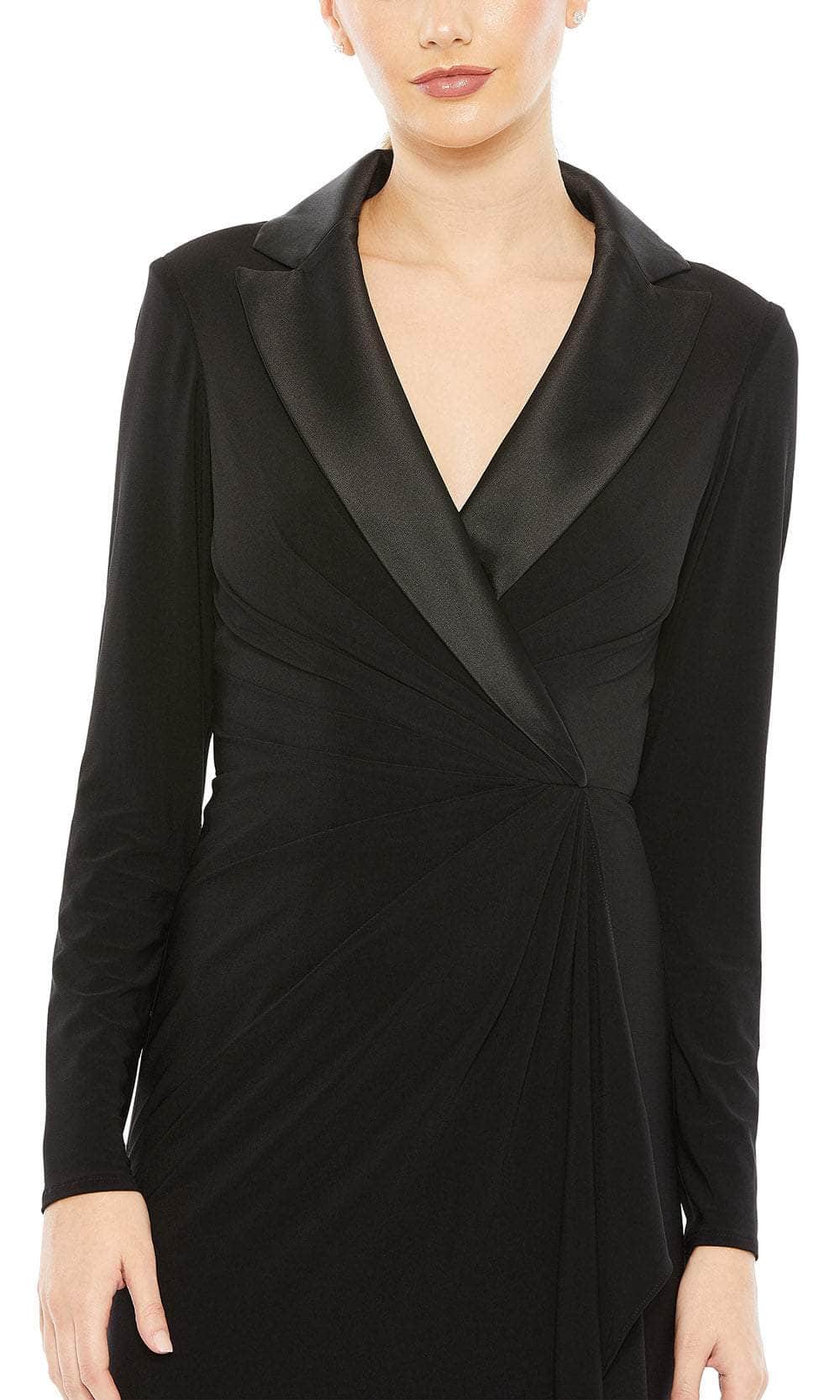 Ieena Duggal 26731 - Faux Tuxedo Long Sleeve Evening Dress Mother of the Bride Dresses