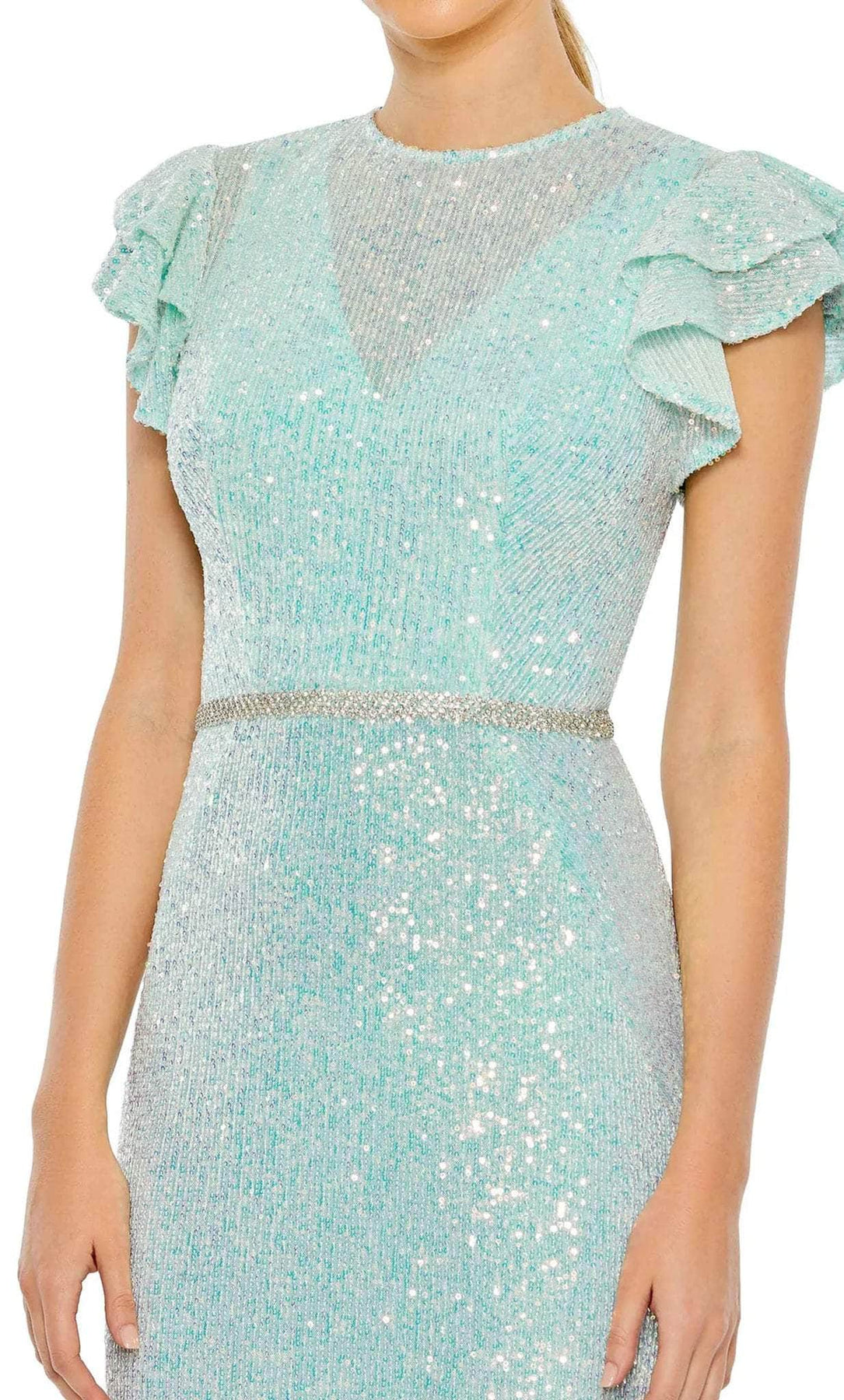 Ieena Duggal 26942 - High Neck Gown